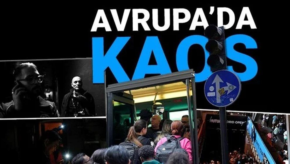 Avrupa'da elektrik kesintisi: Toplu taşıma felç oldu, trafik kilitlendi
