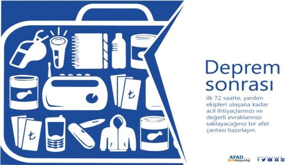 Deprem sırasında ve sonrasında ne yapmalı, deprem çantasında neler olmalı?