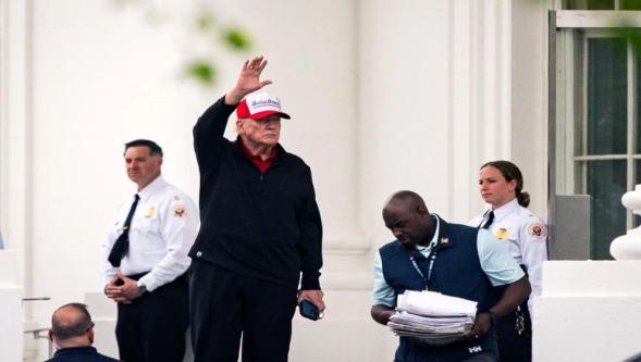 Donald Trump'tan bir garip paskalya kutlaması!