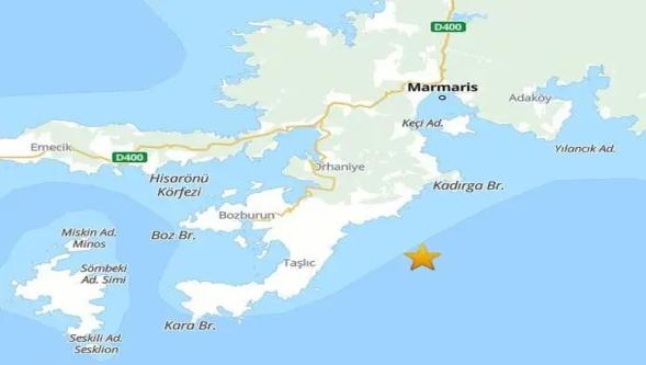 Marmaris açıklarında 5,8 büyüklüğünde deprem: 1 ölü, 69 yaralı
