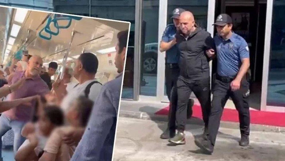 Marmaray'da yumruklu kavga: Tutuklanan şüpheli tahliye edildi