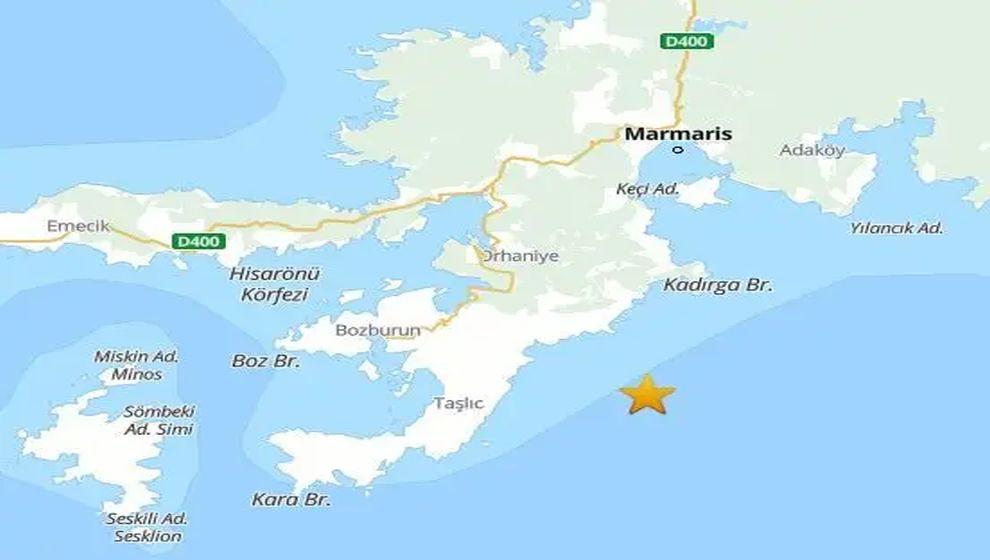 Marmaris açıklarında 5,8 büyüklüğünde deprem: 1 ölü, 69 yaralı