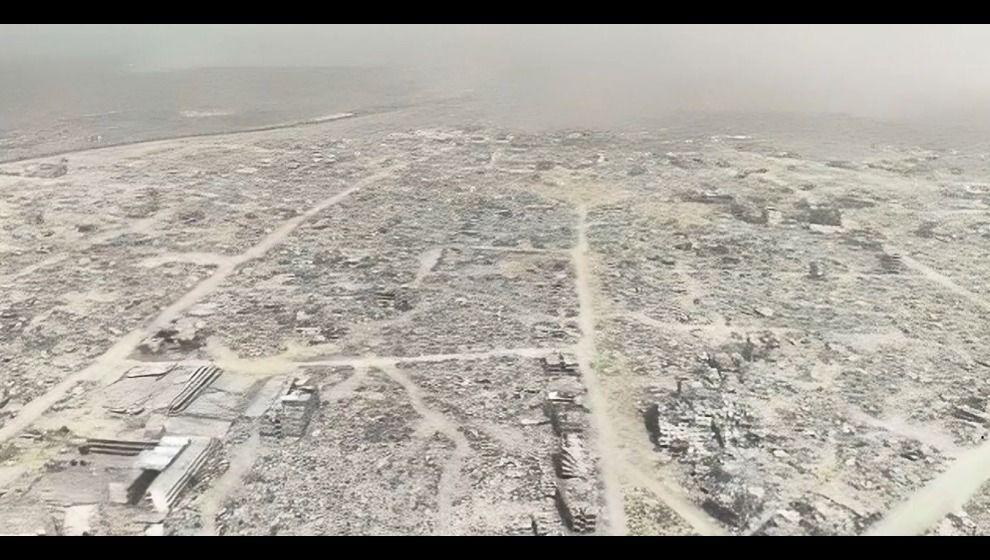 Soykırımcı İsrail, Gazze'nin büyük bölümünü dümdüz etti