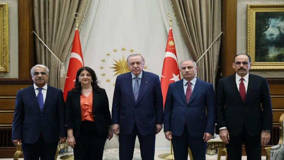 İmralı Heyeti, Cumhurbaşkanı Erdoğan ile buluştu