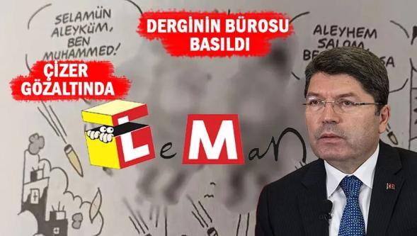 Leman dergisinin 'Dini değerleri aşağılama' karikatürüne soruşturma: 4 gözaltı