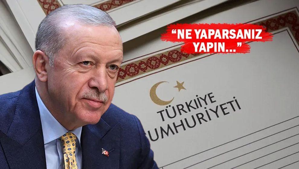 Erdoğan'dan dikkat çeken sahte diploma açıklaması! 