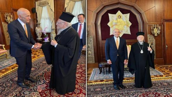 ABD Büyükelçisi'nden Fener Rum Patrikhanesi ziyaretinde “Ekümenik” provokasyonu!