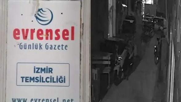 Evrensel gazetesinin İzmir bürosuna silahlı saldırı