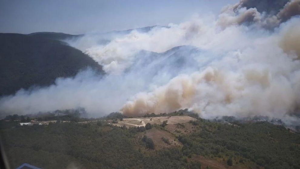 Yedi kentte orman yangınlarıyla mücadele