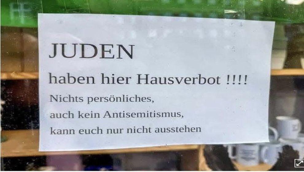 Almanya'daki “Yahudiler giremez” notu MOSSAD işi mi? Haberi yayımlayan İsrail gazetesi!
