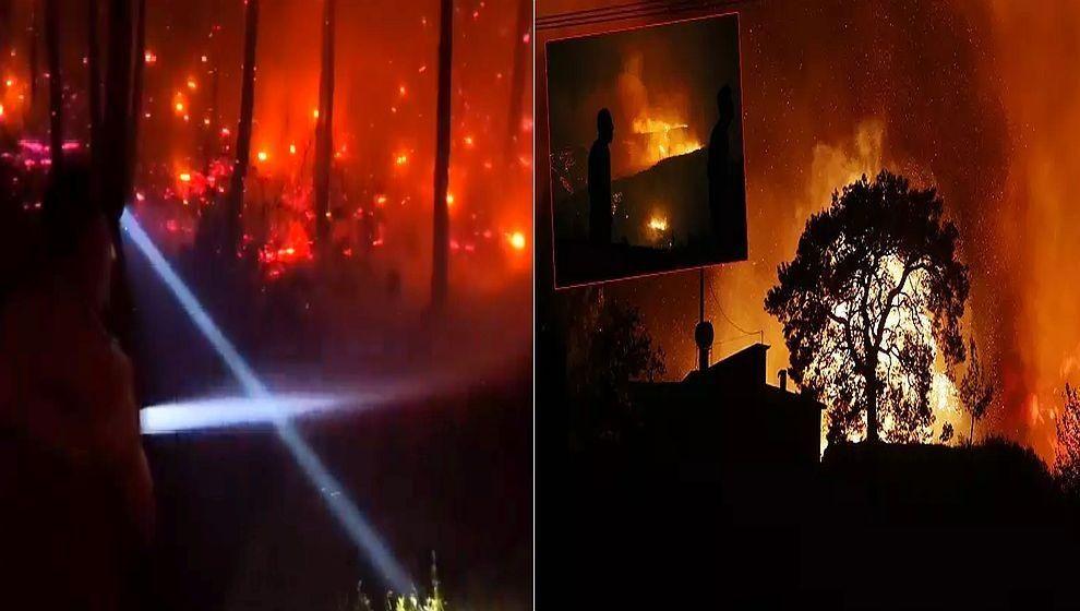 Antalya ve Muğla'da ormanlar cayır cayır