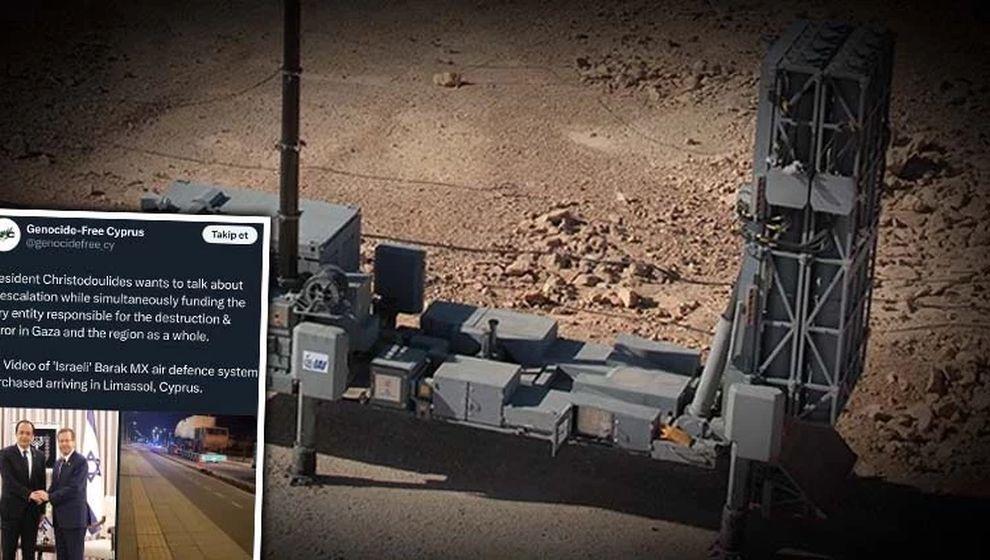 İsrail'den Güney Kıbrıs'a Hava Savunma Sistemi sevkıyatı yapıldı