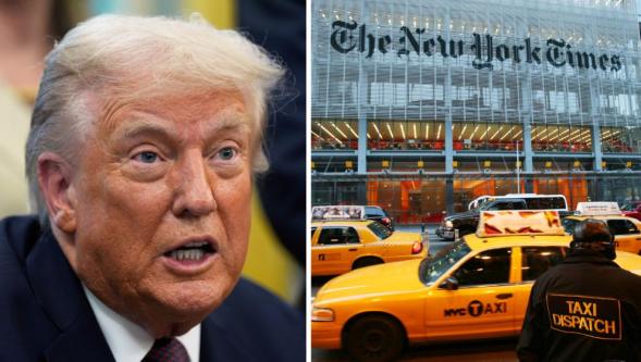 New York Times'dan ABD Başkanı Trump'a: "Korkmuyoruz"