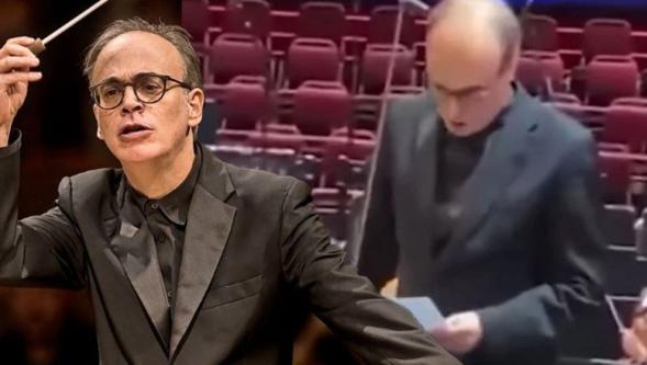 Savaş karşıtı İsrailli orkestra şefi Ilan Volkov 'katliamı durdurun' deyince tutuklandı