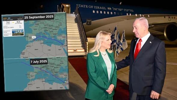 Soykırımcı Netanyahu'nun tutuklanma korkusu: Rota değiştirmek zorunda kaldı