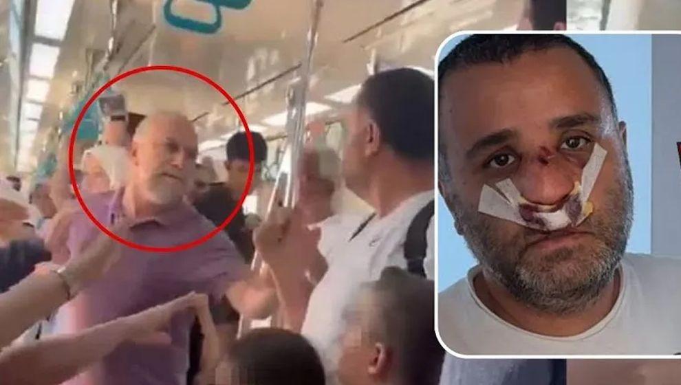 Marmaray'da çocuklarının yanında bir yolcunun burnunu kıran Ekrem Dur'a hapis cezası