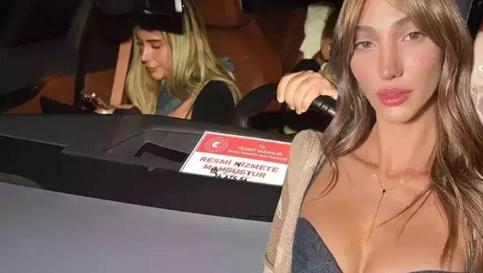 Otelden çıkan kadının bindiği araçtaki resmi yazı 'sahte' çıktı!