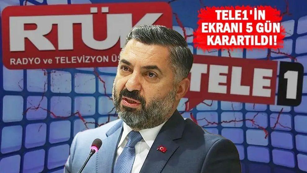 RTÜK Başkanı Ebubekir Şahin'den Tele1'e sert tepki!