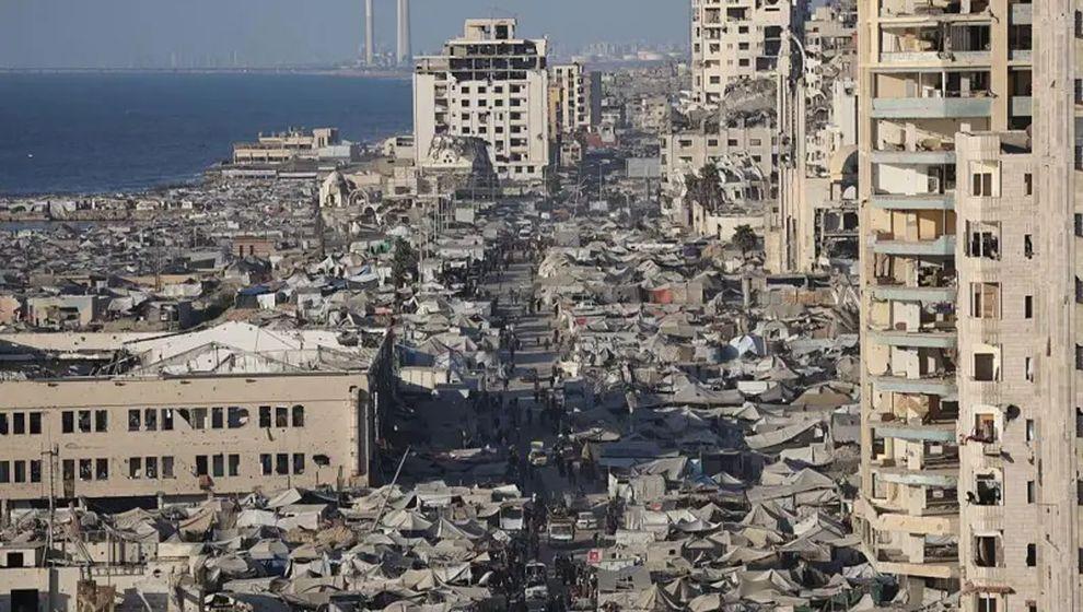 Gazze'de yerinden edilen halk: 