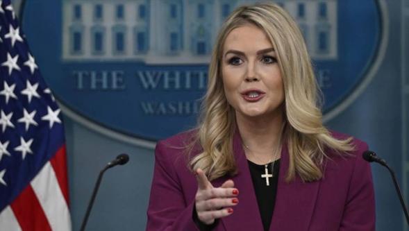 Beyaz Saray Sözcüsü Karoline Leavitt'ten 'Annen seçti' açıklaması
