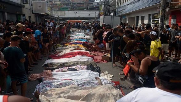 Brezilya'da uyuşturucu operasyonunda 132 kişi öldürüldü