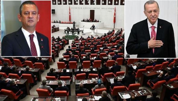 Meslis yeni yasama yılı CHP ve TİP'in protestosuyla başladı, Erdoğan ve Bahçeli'den sert tepki