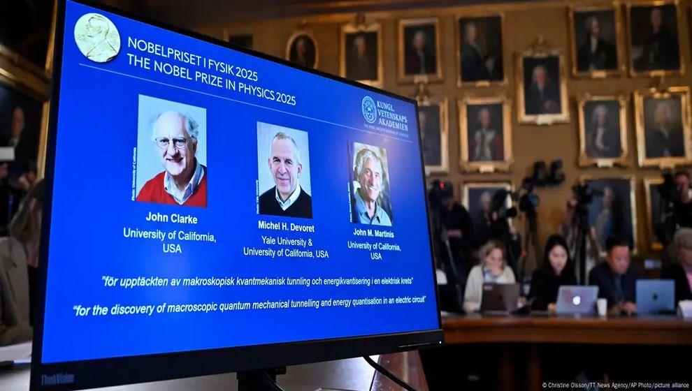 Nobel Fizik Ödülü ABD'de çalışan üç bilim insanının oldu