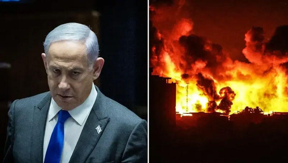 Soykırımcı Netanyahu Gazze'ye bomba yağdırdı, Trump destek verdi