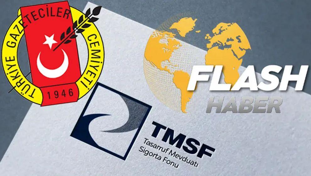 Türkiye Gazeteciler Cemiyeti’nden TMSF’ye 'Flash Haber TV' tepkisi