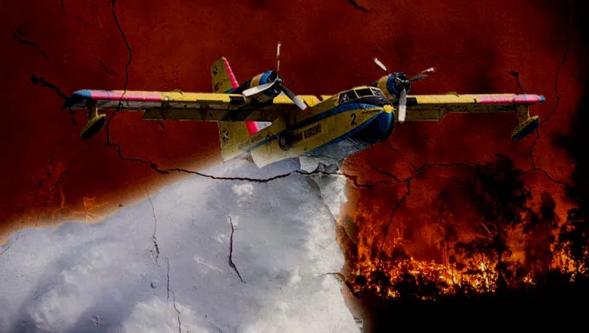 Orman Genel Müdürlüğüne ait yangın söndürme uçağı düştü: Pilotu şehit oldu