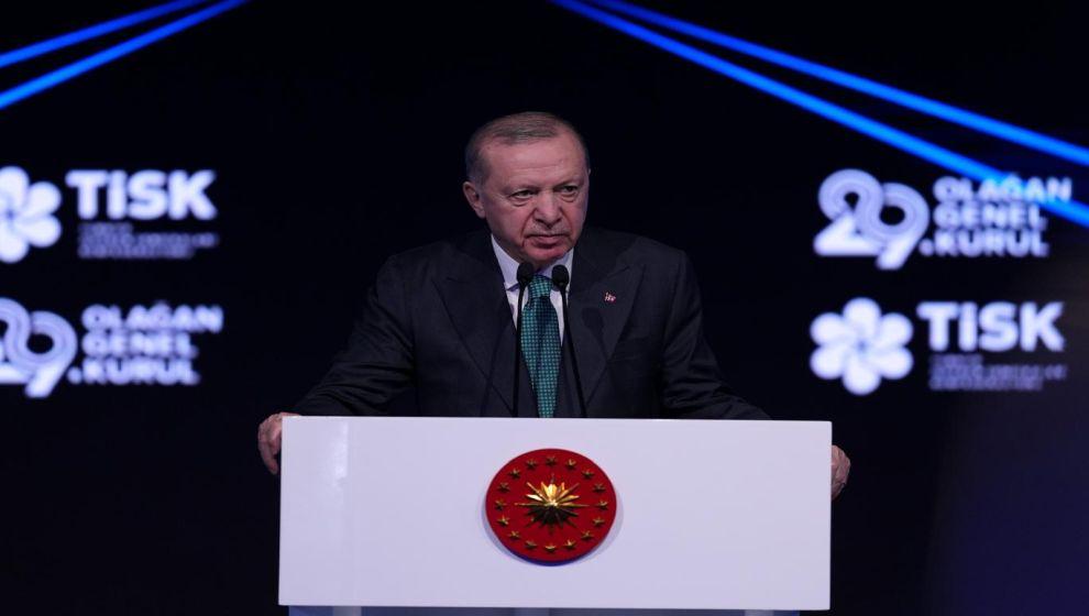 Erdoğan'dan, asgari ücret görüşmeleri öncesinde TİSK'e çağrı