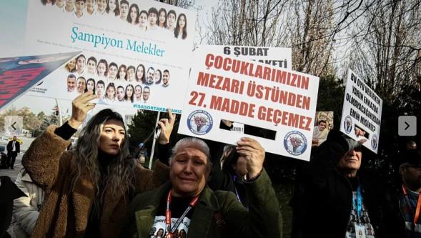 Deprem suçluları için af kapıdan döndü