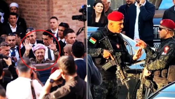 Barzani'nin uzun namlulu 'peşmerge' korumalarıyla yaptığı Şırnak ziyaretine soruşturma...