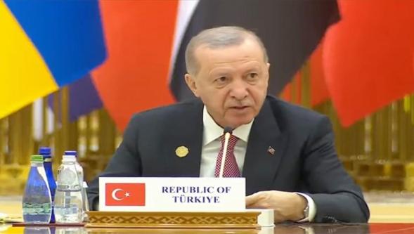 Cumhurbaşkanı Erdoğan'dan 'dünyada barış' çağrısı