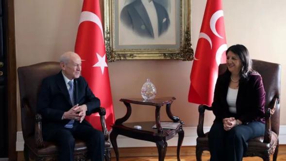 DEM Parti İmralı Heyeti - Bahçeli görüşmesi: 'Pervin Hanım'ın her cümlesine imzamı atıyorum'