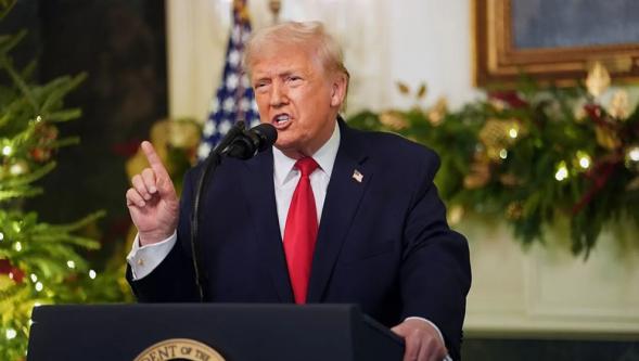 Trump, popülaritesinin azaldığı bir ortamda ulusa seslendi