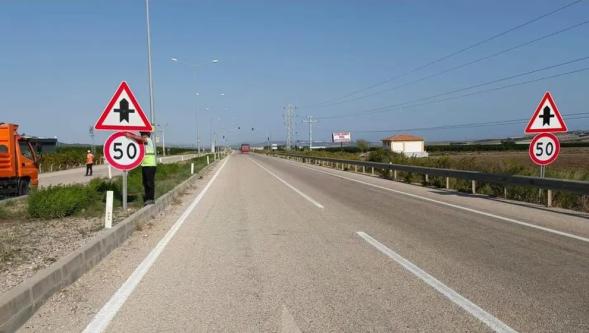 58 bin hız sınırı levhası kaldırıldı yollar sadeleştirildi