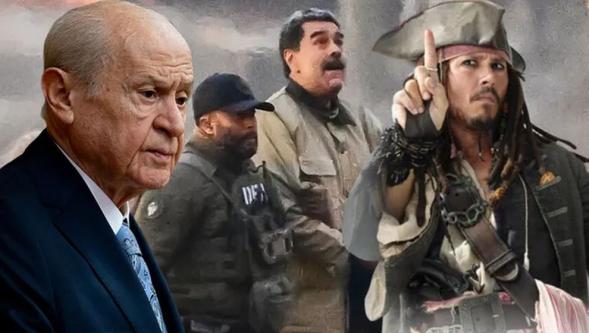 Bahçeli'den Venezuela açıklaması: "Karayip Korsanları filmi dünyanın önünde gerçekleşmiştir"