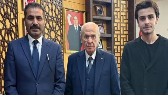 Mehmet Akif Ersoy soruşturmasında adı geçen Serkan Toper'den Bahçeli'ye ziyaret