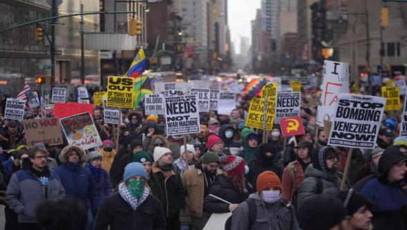 Venezuela saldırısına tepki: ABD genelinde savaş karşıtı protestolar düzenlendi
