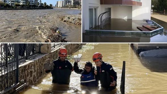 Alanya ve Köyceğiz'de taşkın alarmı: Baraj maksimum seviyeye ulaştı