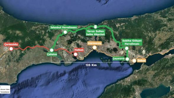 İstanbul'da güzergah belli oldu, köprüye tren geliyor