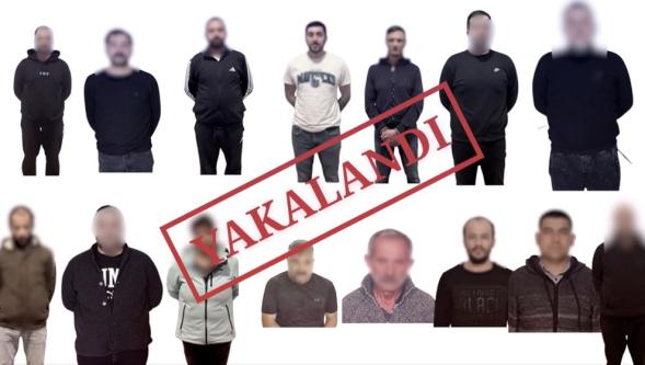 Yurt dışında yakalanan 15 suçlu Türkiye'ye getirildi