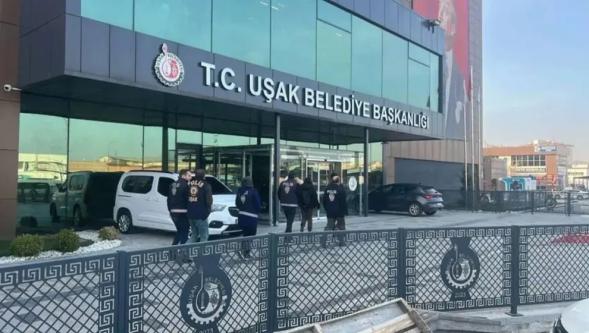 Uşak Belediyesi'ne ikinci dalga operasyon: 25 kişi gözaltına alındı